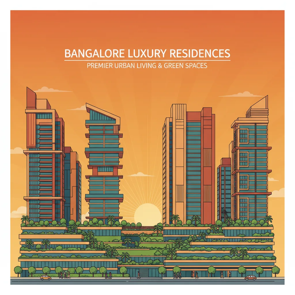 Best Projects in Bangalore - Modern luxury residential high-rise towers