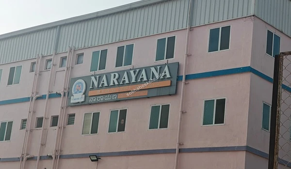 Official admission signage for Narayana Olympiad School near Sobha Hoskote, highlighting the proximity of top-rated academic institutions in the Hoskote region