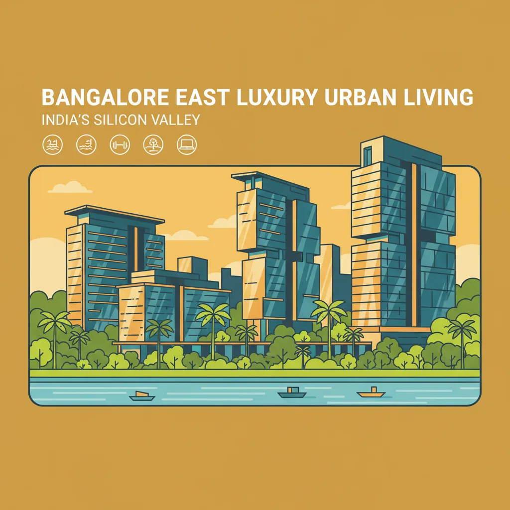 Modern residential apartment towers in Bangalore East showcasing luxury urban living