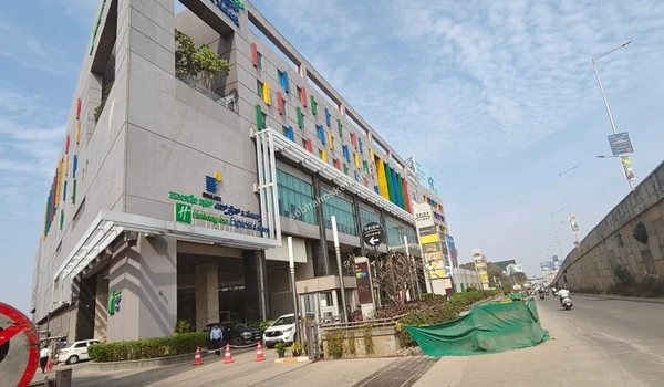 Street level perspective of Orion Uptown Mall illustrating the easy commute and retail convenience for future residents of Sobha Hoskote