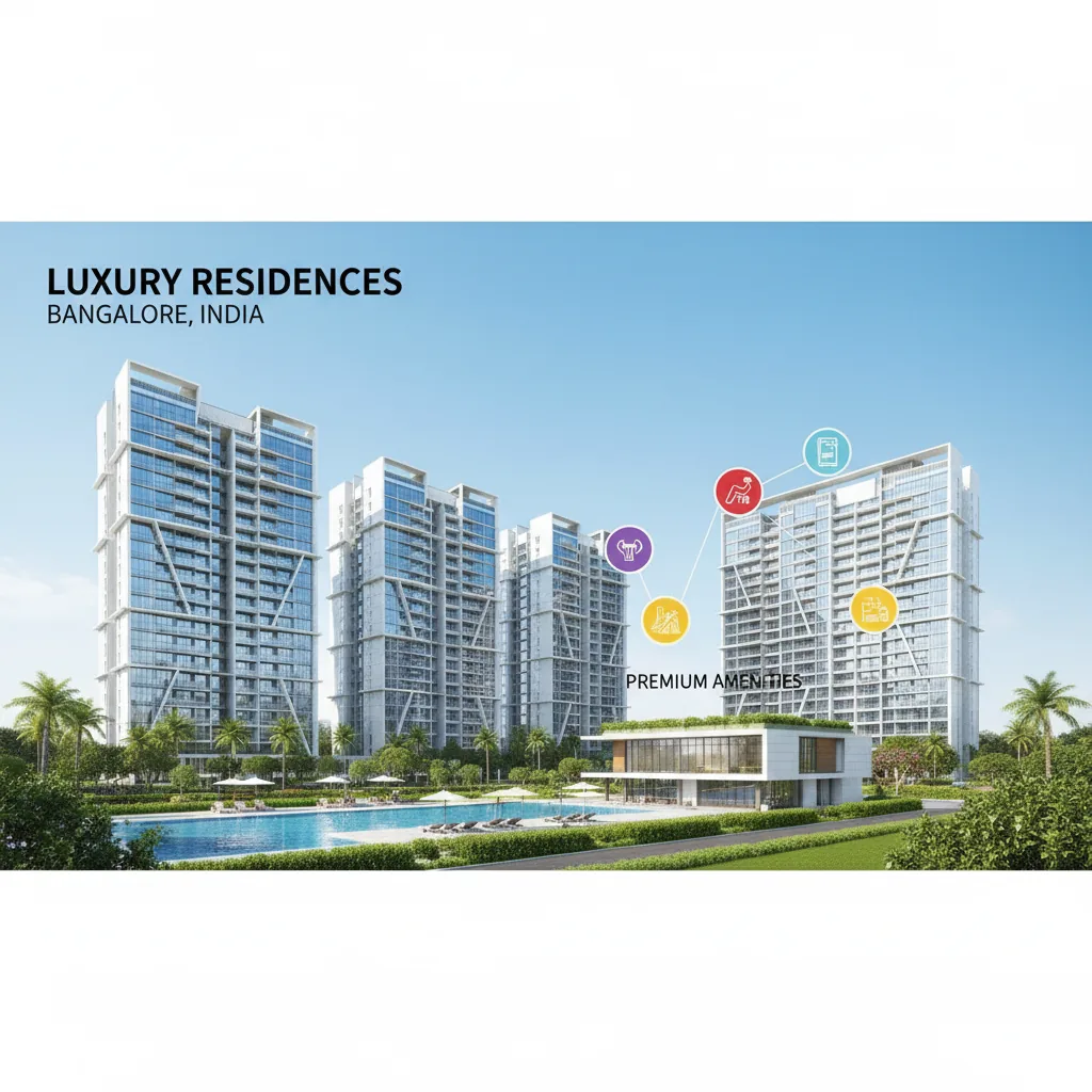 Sobha Apartments Bangalore - Modern luxury residential high-rise apartment towers