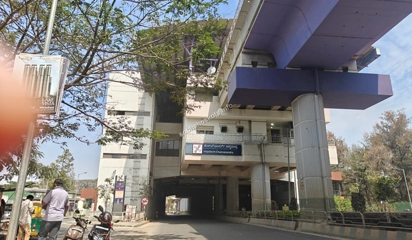 A view of the Hopefarm Channasandra Metro Station in Bangalore, highlighting the easy commute and connectivity for residents of the Sobha Hoskote project.