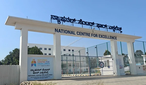 Exterior facade view of National Centre For Excellence providing premium education for Sobha Hoskote residents