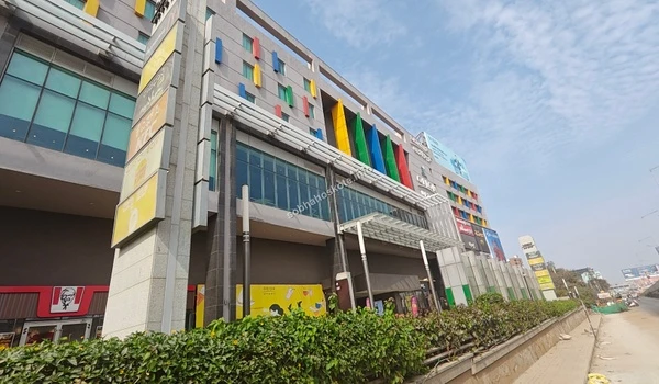 Modern retail hub and commercial complex featuring dining and entertainment options near Sobha Hoskote