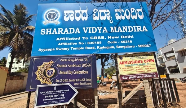 Detailed admissions overview for Sharada Vidya Mandira near Sobha Hoskote including stream options for higher secondary and primary school enrollment