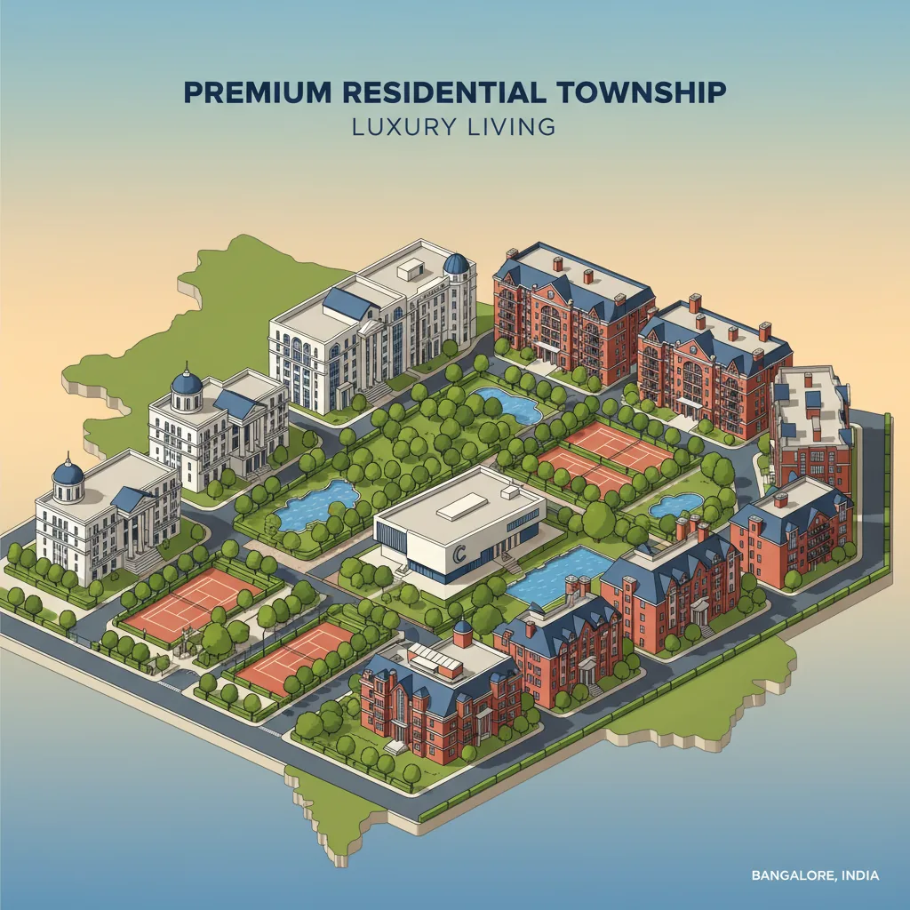A Guide to Sobha Projects in Whitefield and East Bangalore - modern luxury residential township aerial view