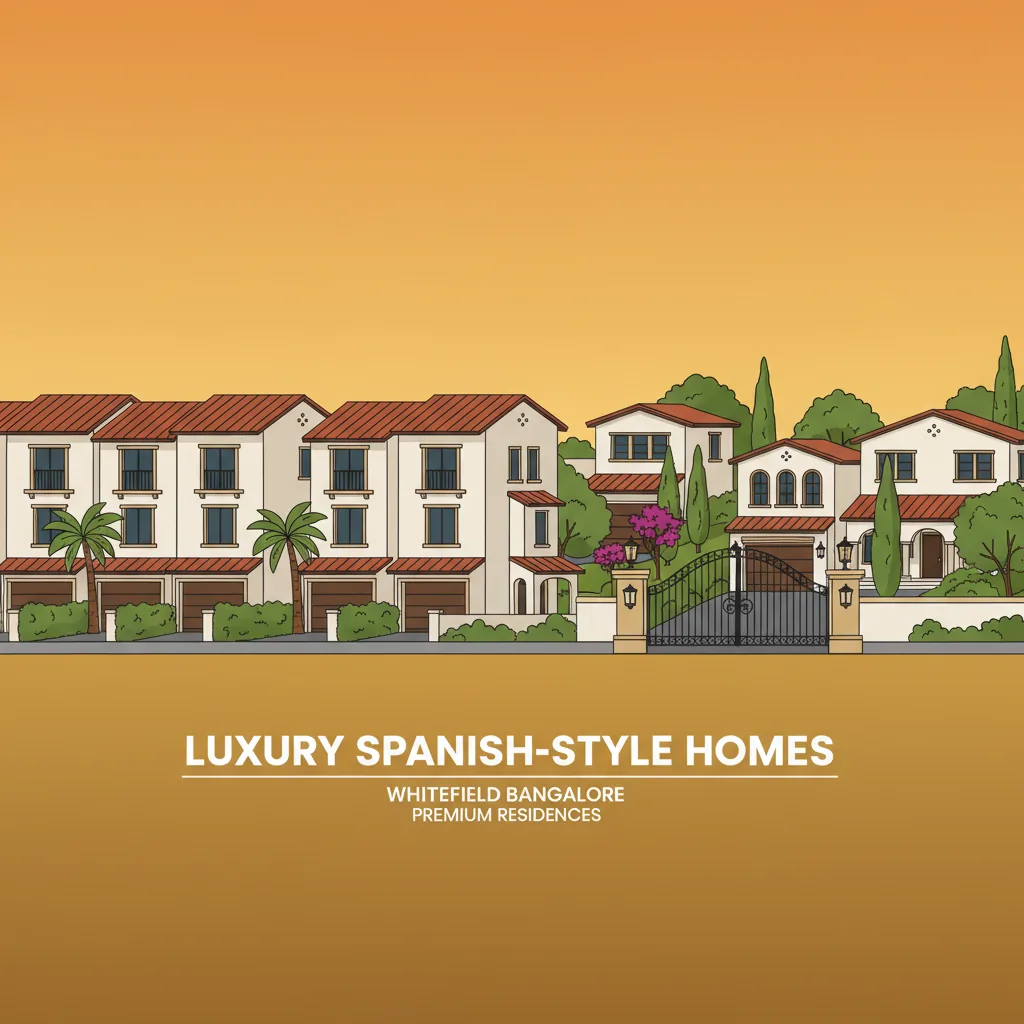Luxury Spanish-style row houses and villas in Whitefield Bangalore