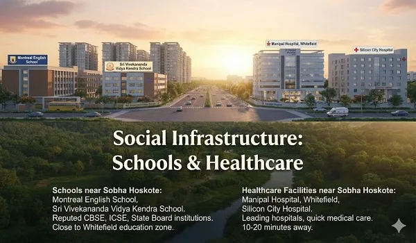 Social Infrastructure: Schools & Healthcare of Sobha Hoskote